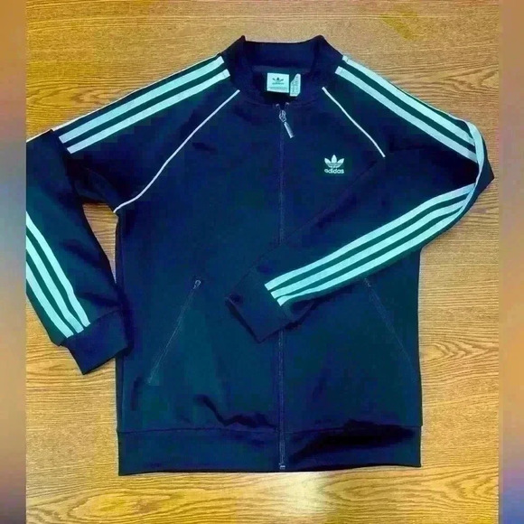 Adidas Women’s 3 Striped Jacket - Picture 1 of 4